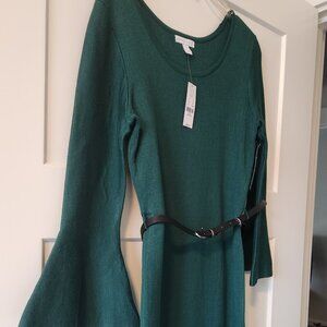 New York & Co. Green 💚 knit dress, size medium.